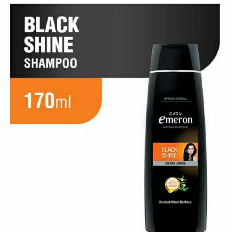 SHAMPOO EMERON BLACK SHINE/SHAMPOO EMERON/SAMPO EMERON 170ml