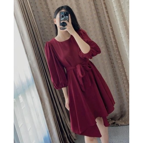 [NSFK] Dress Casual Dress / Dress Korea Murah / Dress Wanita / Pakaian Wanita Dress / Dres