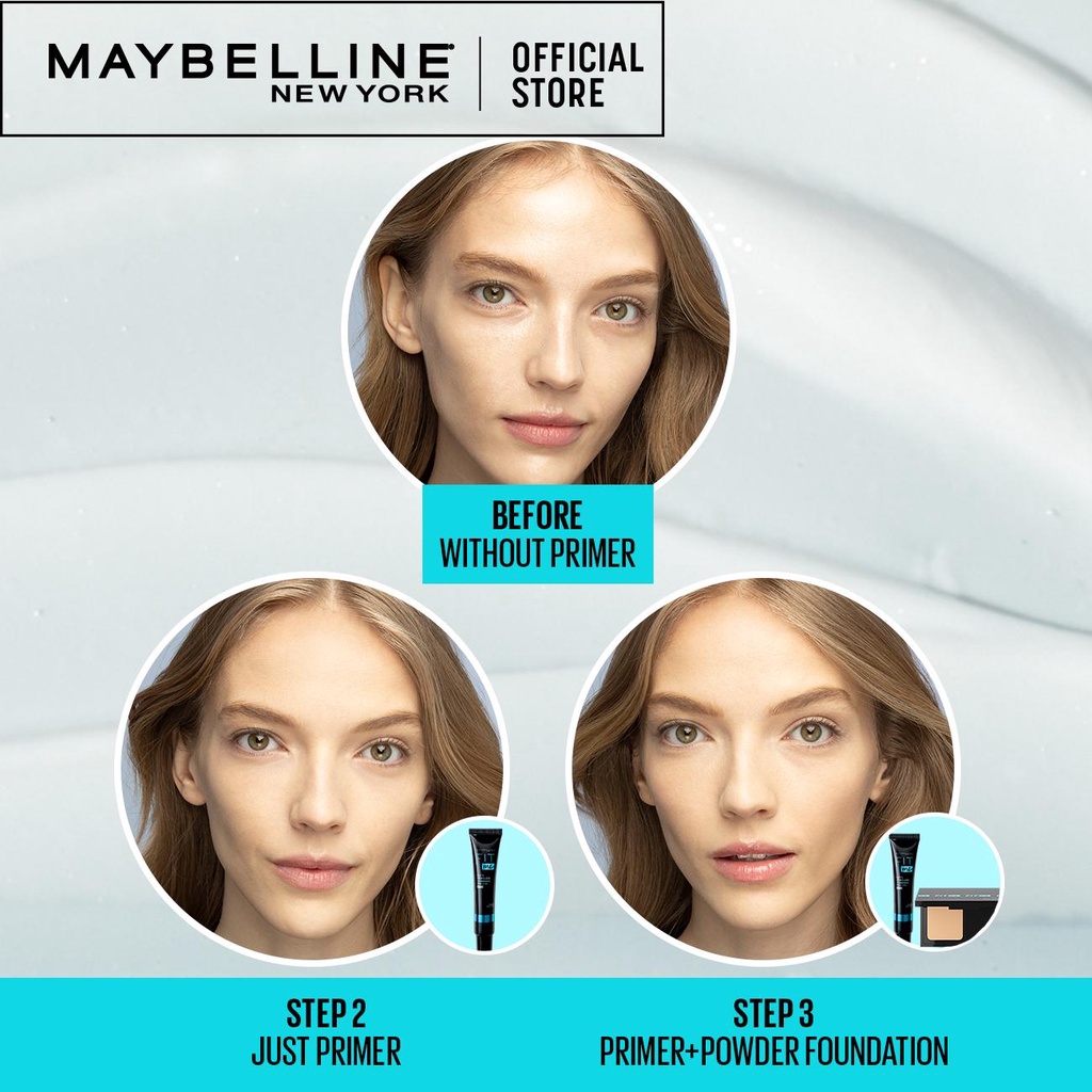 MAYBELLINE Fit Me Matte Poreless SPF20 Primer  Normal to Oily Primer Make Up Base Alas Make Up BPOM (VC)