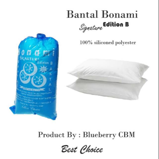 RC BANTAL GULING HOTEL / BANTAL KEPALA / TIDUR MERK BLUEBERRY / BONAMI FULL SILICONE SUPER