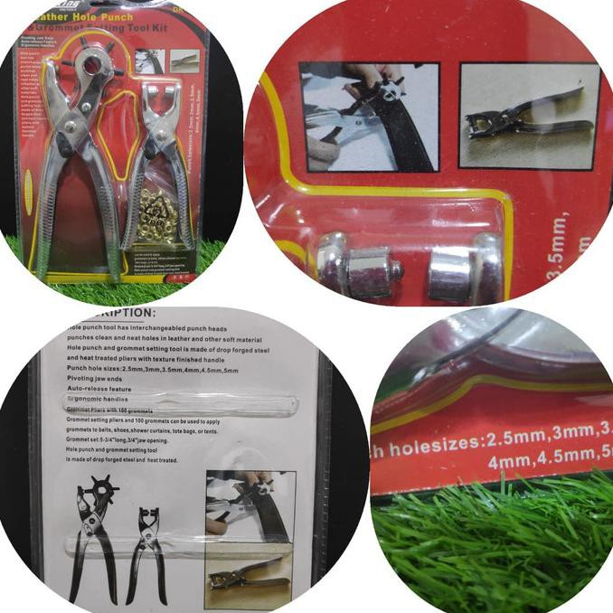 

TANG MATA AYAM PEMBOLONG LEATHER HOLE PUNCH GESPER VISKING DK010