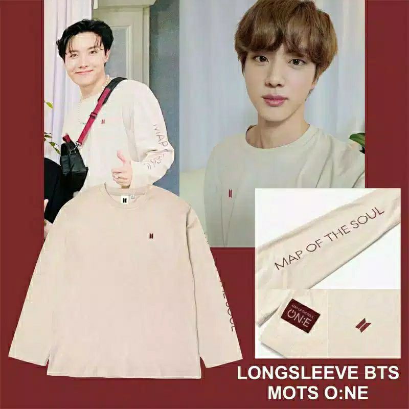 Kaos Lengan panjang kpop BTS map of the soul one