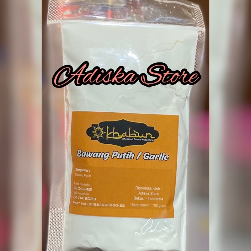 

Garlic Powder / Bawang Putih Bubuk 100 gr
