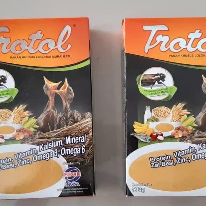 Produk Unggulan Trotol Ebod Jaya Pakan Lolohan Murai Batu