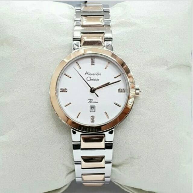 Jam tangan wanita Alexandre christie ac2593 simple fashion