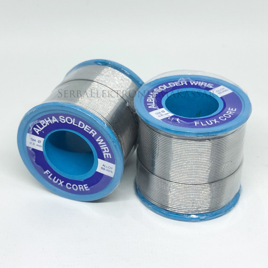 Timah Solder Alpha 1/4kg (250gr) 60/40% 0.8mm Flux Core Berkualitas