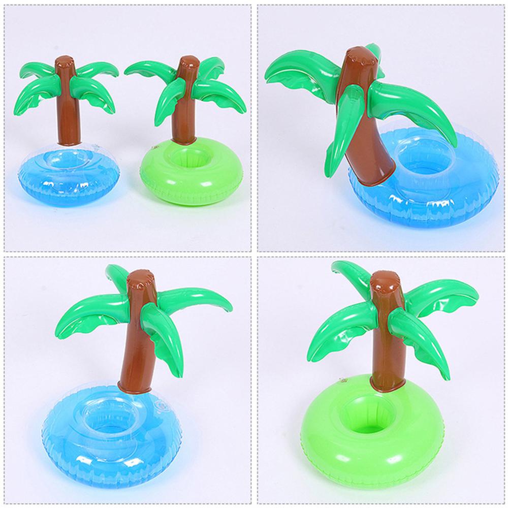 Top 1Pcs Inflatable Drink Holders Mainan Anak Bar Tatakan Gelas Pool Floaties Pelampung Kolam Renang