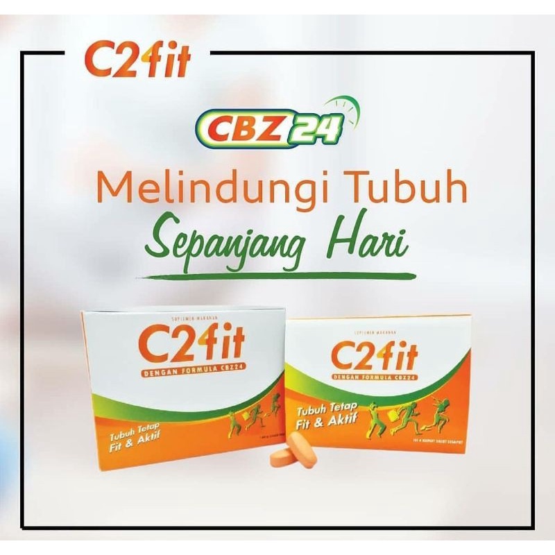 Vitamin C2fit Multivitamin dan Mineral 1 box isi 12 lembar