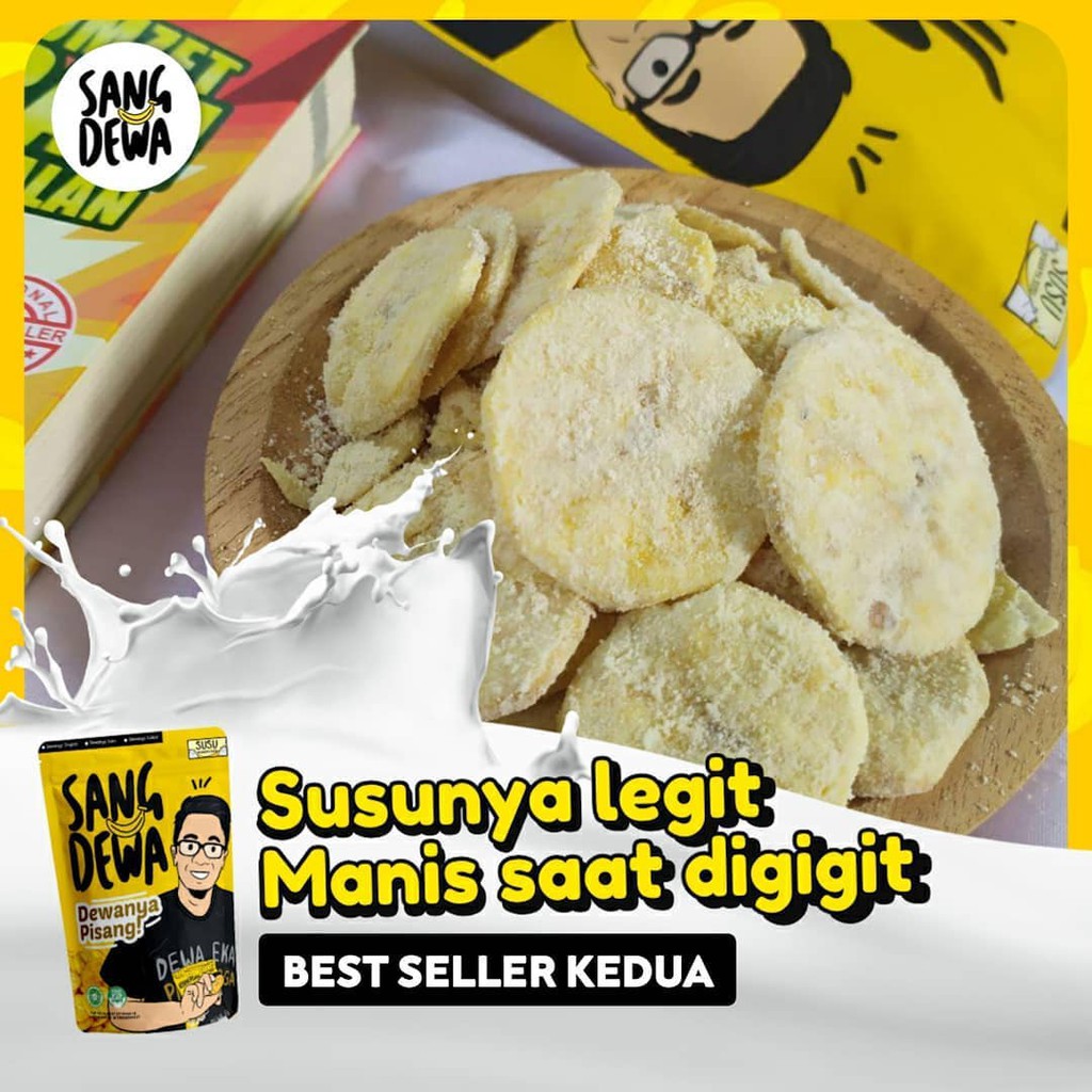 

Keripik Pisang Sang Dewa Rasa Susu