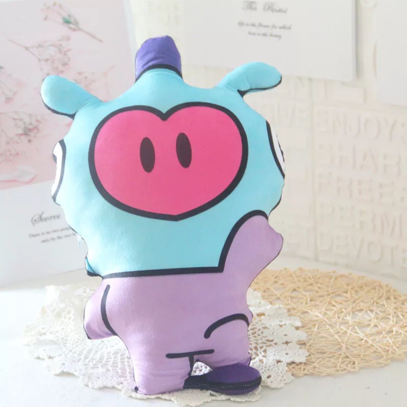 BONEKA TATA V MERAH BAND KOREA BTS BT21 IMPOR