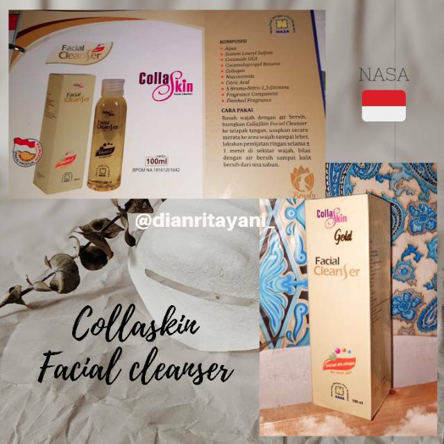 COLLA SKIN gold facial cleanser
