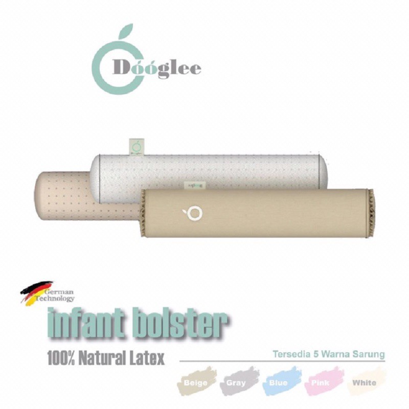 Dooglee Toddler Bolster With Case Support 18M+