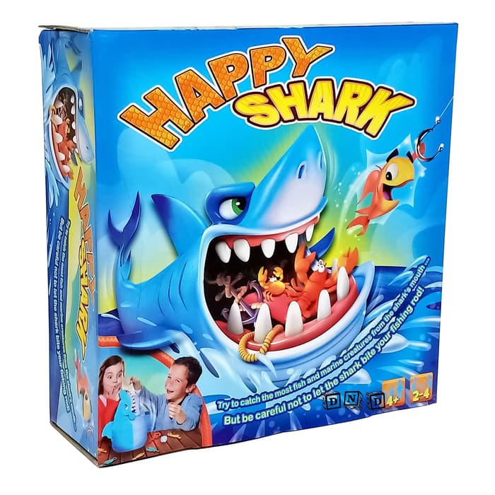 MAINAN ANAK HAPPY SHARK FAMILY GAME PANCING IKAN HIU BY AGEN MAINAN - AM 1082