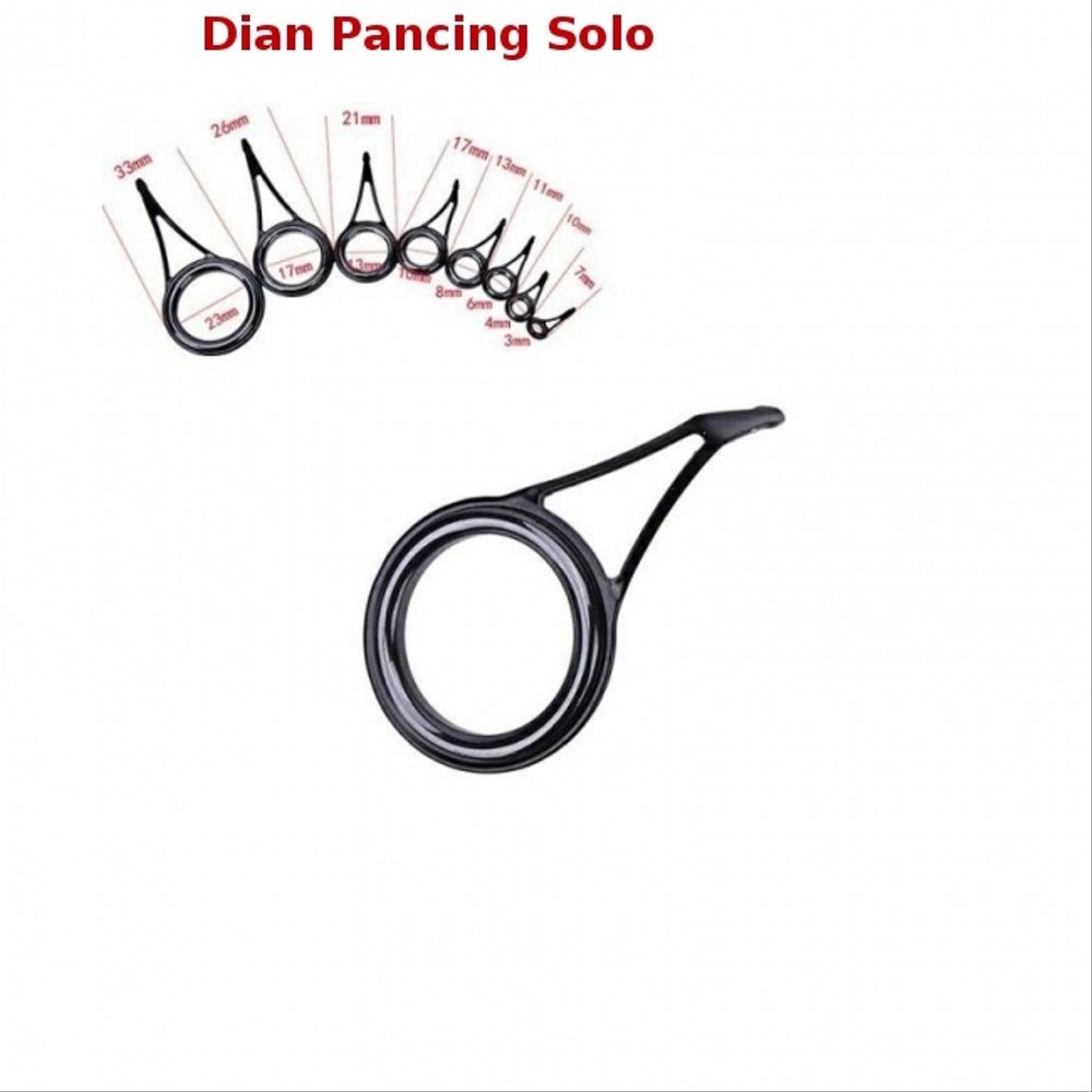 Ring Kolong Joran 1kaki isi 8pcs / Ring Guide 1 Kaki