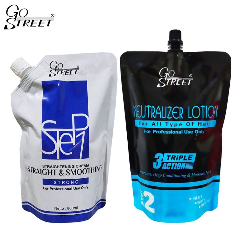 Go Street Obat Smoothing  STEP 1 / STEP 2 Revil 800ml