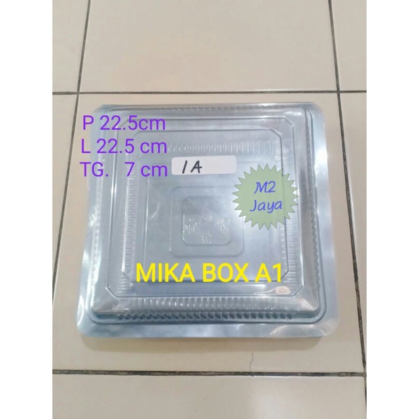 

MIKA BOX BESAR / MIKA KUE/MIKA PLASTIK TEBAL 1A ISI 10 PCS