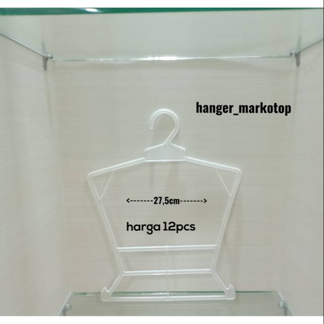 Hanger layang 04 ukuran S/ harga 1 lusin