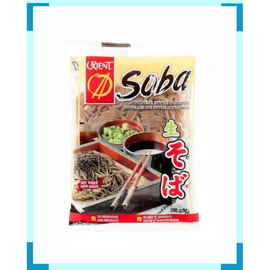 

Orient Soba Noodle With Soup Mi Mie Basah Instant Soba Jepang
