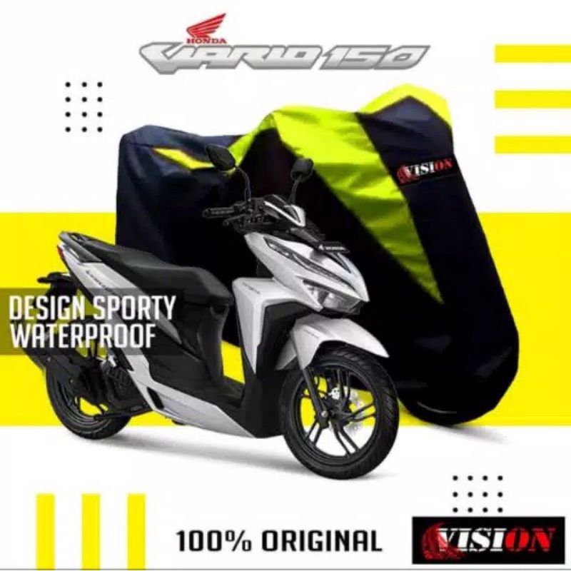 Cover motor Honda Vario 150 Sarung Pelindung Penutup body motor Honda Vario 150 Waterproof