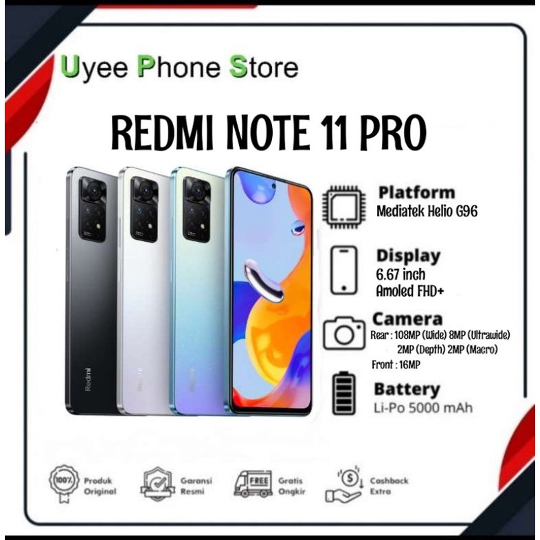 Redmi Note 11 Pro Garansi Resmi