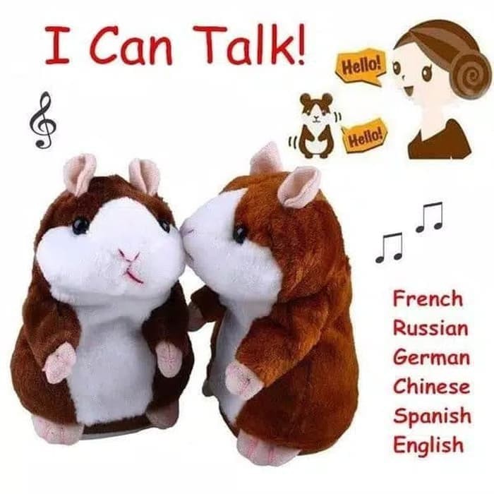 HAMSTER Talking BISA BICARA SWEET BONEKA HUMSTER BONEKA BICARA BONEKA UNIK & LUCU