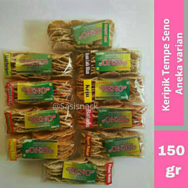 Keripik Tempe Malang Aneka Varian Rasa Non Msg 100 dan 150  gr