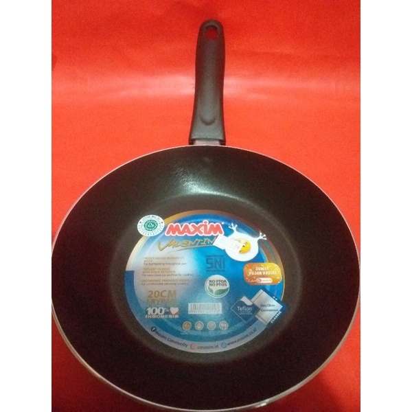 MAXIM VALENTINO 20CM FRYPAN TEFLON ANTI LENGKET