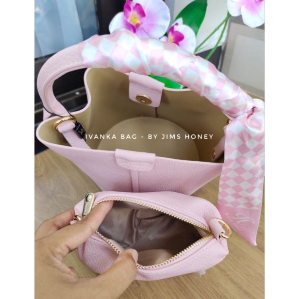 IVANKA BAG JIMSHONEY GRATIS SCRAFT POUCH DAN TALI PANJANG BISA DI TENTENG