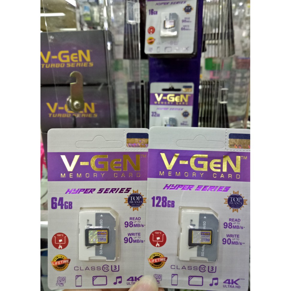 V GEN Micro SD Vgen 256GB Class 10 HYPER SERIES Mirco SD HC Class10