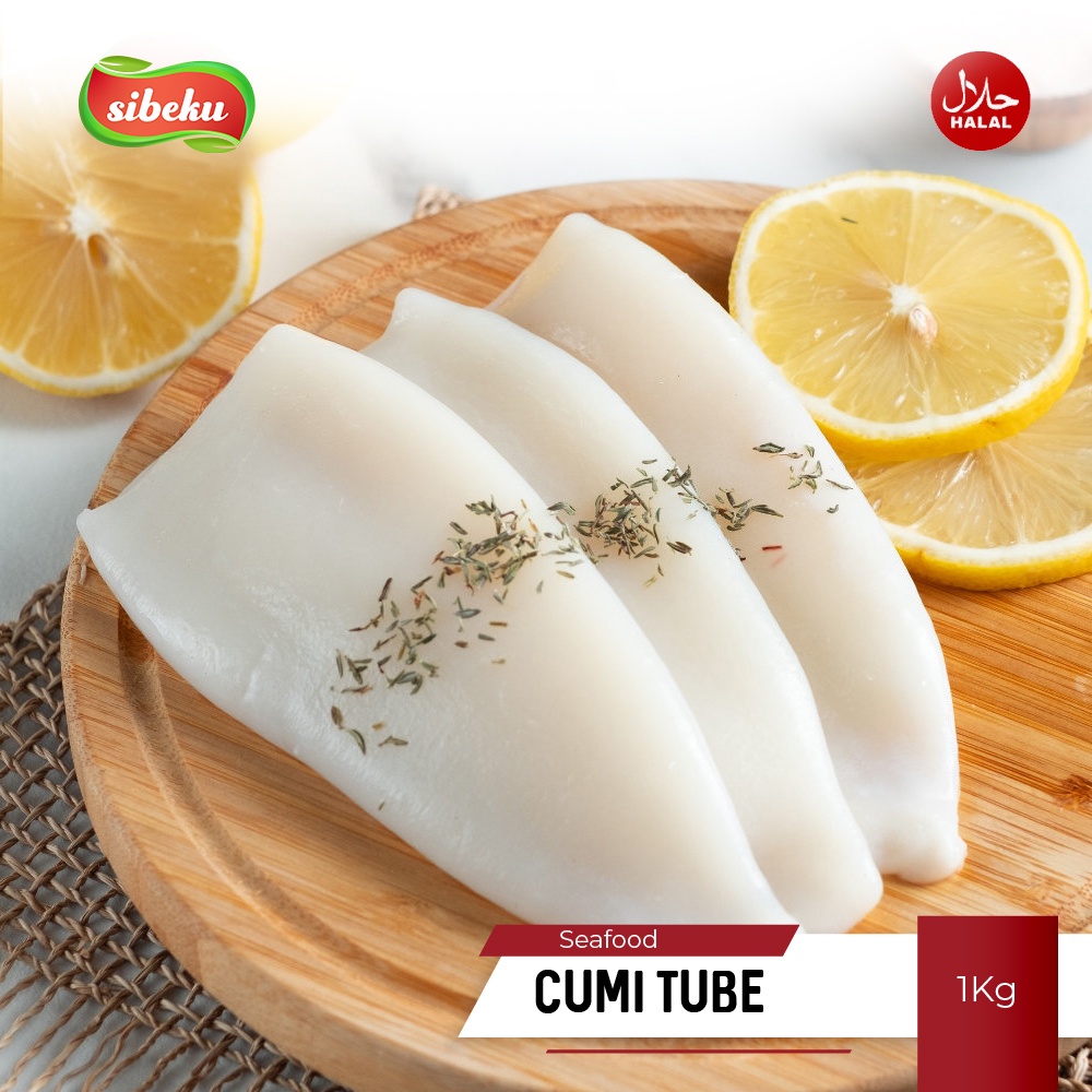 

Cumi Kupas Bersih 1 kg / Cumi Kupas Tube 1 kilogram - Sibeku