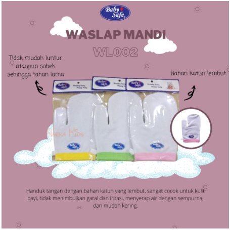 Baby Safe Washlap Handuk Bayi WL002