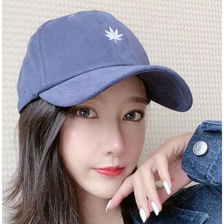 Topi Mini Daun Ring Besi Laki Perempuan Remaja Dewasa Korean Style