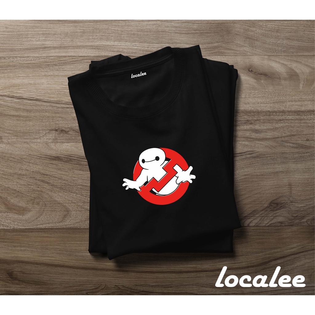 BAYMAX GHOST BLACK TSHIRT-KAOS SABLON BAYMAX-KAOS DSNY BAYMAX- BIGHERO BAYMAX TSHIRT-KAOS KOLEKSI BA