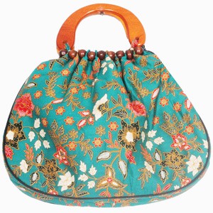 Tas / Tote Bag Batik V.2 ( Handle Kayu )