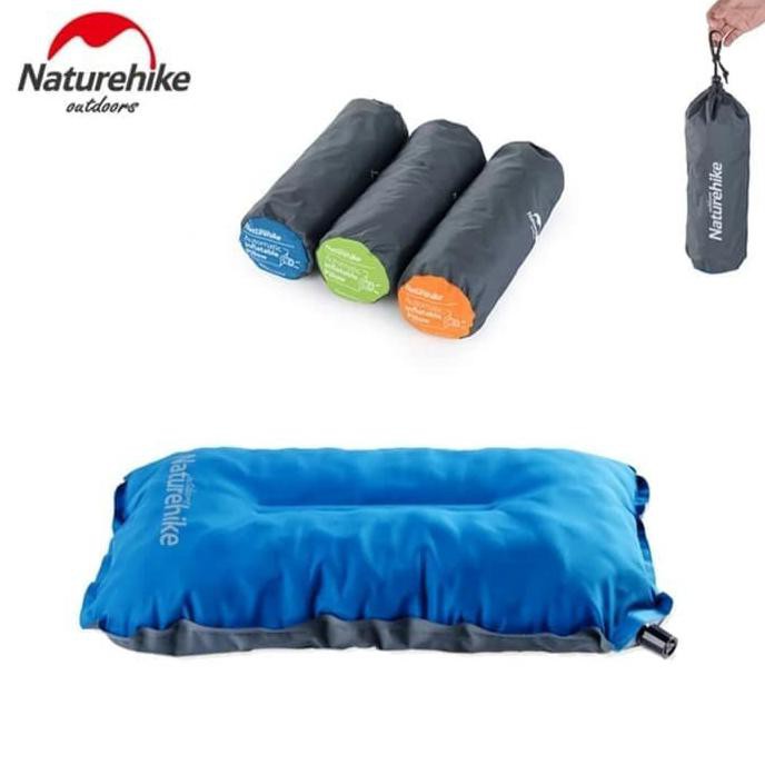 ³Zo Bantal Angin Otomatis Naturehike Sponge Pillow Nh17A001-L - Hijau ¨