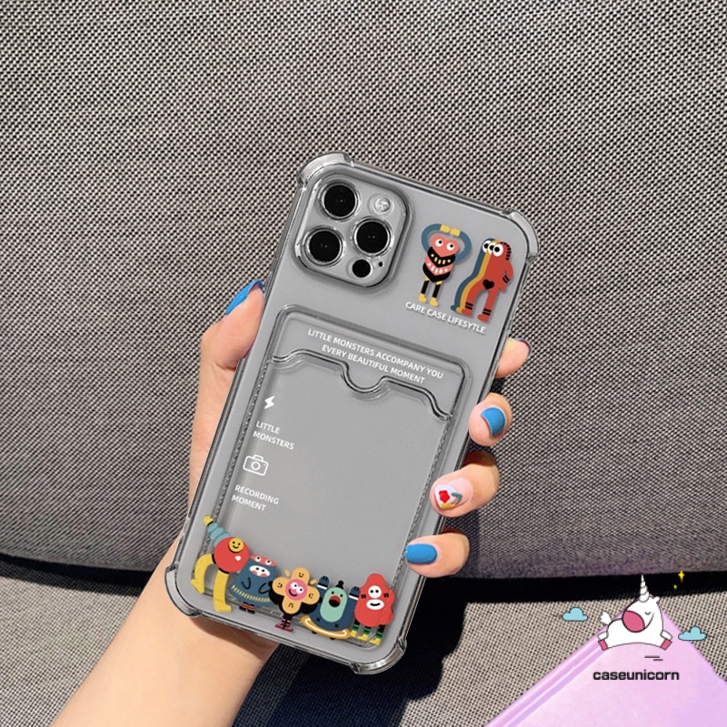 Soft Case TPU Transparan Hitam Anti Jatuh Untuk iPhone 7plus 11 14 12 13 pro Max X XR XS Max 6 6s 7 8 14 plus SE 2020