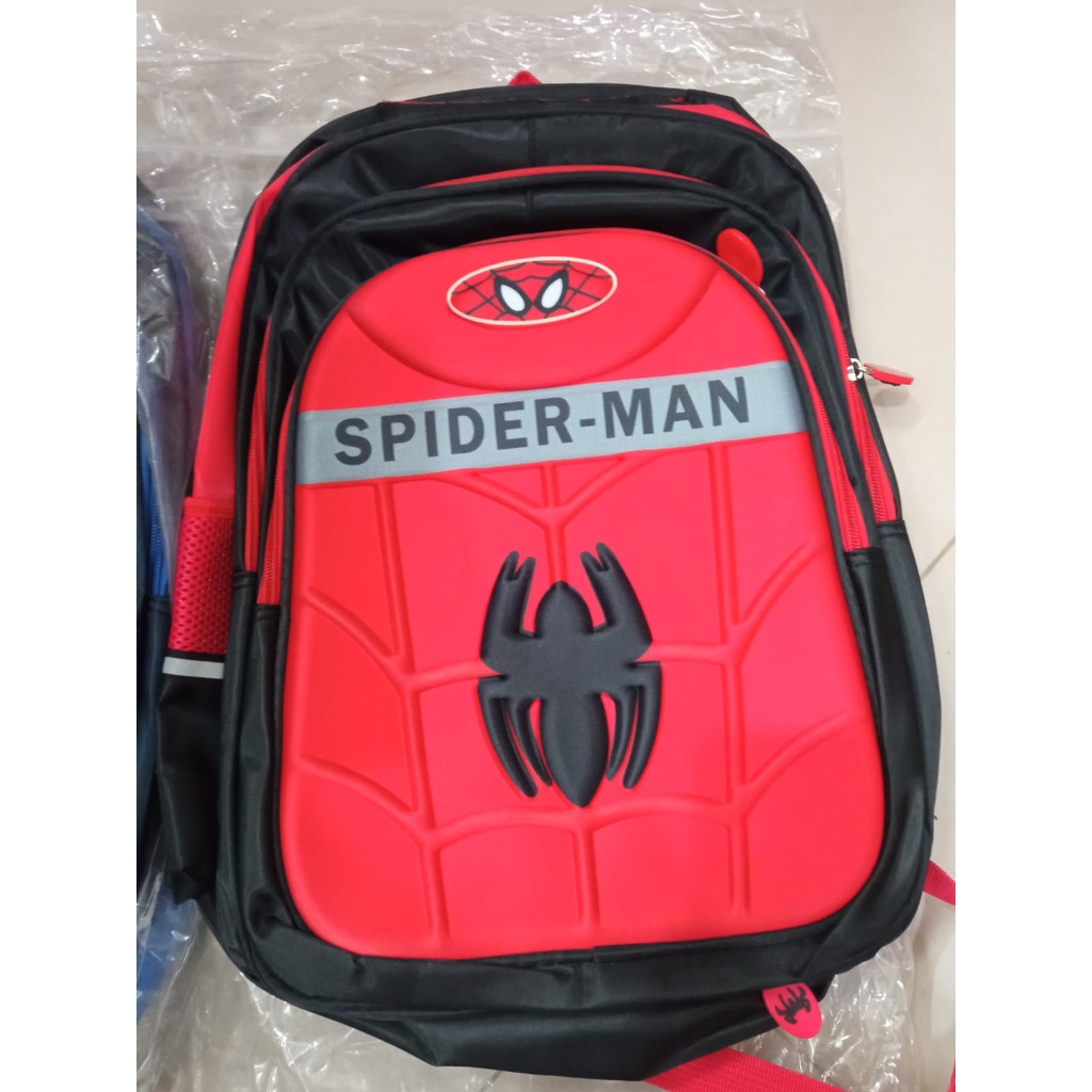 Tas Ransel Anak Sekolah Laki Laki Tas Karakter Superhero Tas Spiderman Tas Captain America Tas Mc Queen Tas Paw Patrol Tas Avangers Tas Ultraman Tas Batman Tas Sekolah Big SD TK Tas Ransel Sekolah