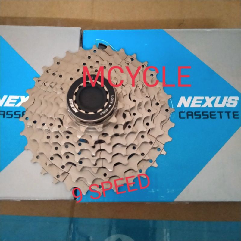 SPROCKET SEPEDA NEXUS 9 SPEED (11-34 T) silver