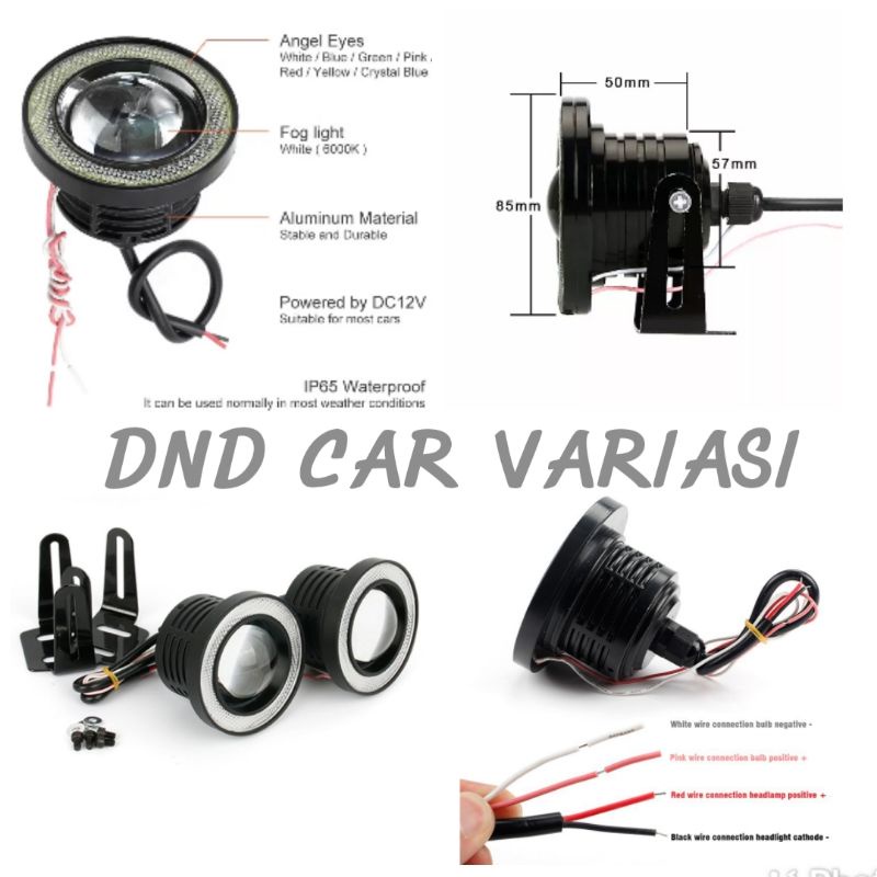 SEPASANG FOGLAMP 89MM VARIASI AYLA CALYA SIGRA AVANZA XENIA ETIOS RUSH TERIOS XL7 ROCKY RAIZE JUKE VITARA CRV SPLASH LUXIO HIACE