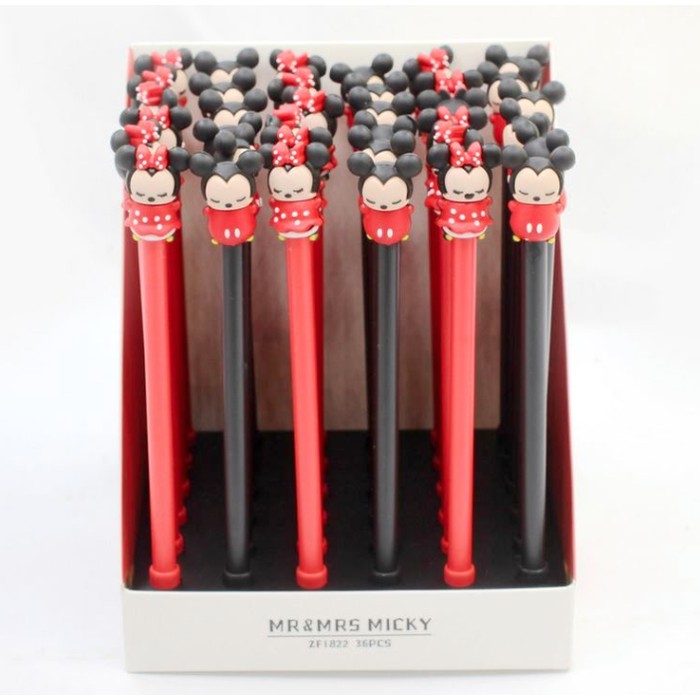 

SALE!!! TERLARIS!!! Pulpen Gel Mickey&Minnie 0.38mm UNIK