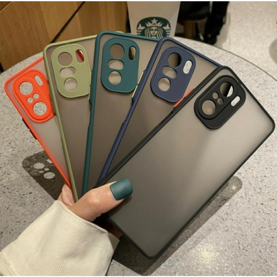 CASE MATTE XIAOMI POCOPHONE F3 TRANSPARAN FUZE MACARON MY CHOICE - FA