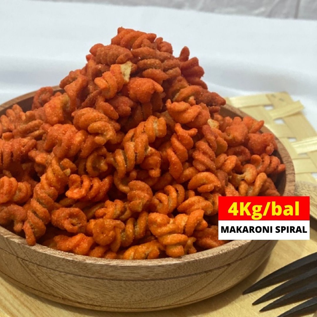 Jual Makaroni Spiral Balado Pedas Kemasan Per Bal 4kg Shopee Indonesia