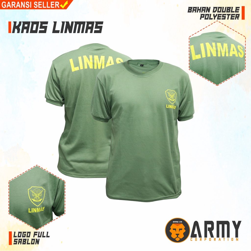 Kaos Linmas Lengan Pendek/Kaos dalam Linmas