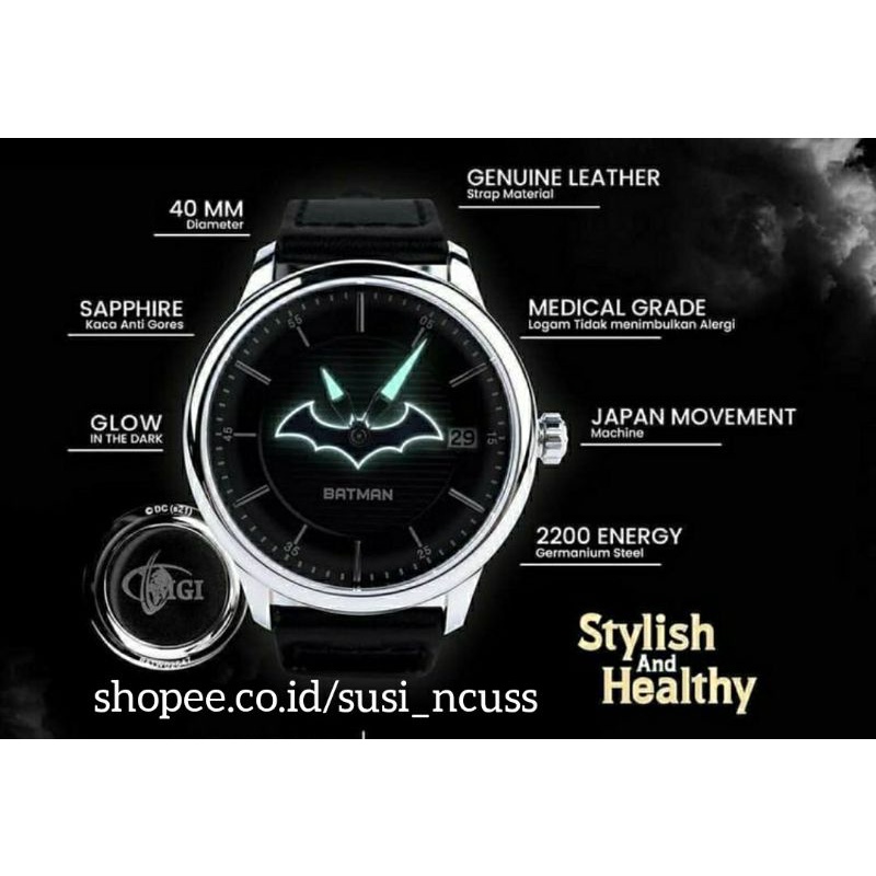 JAM TANGAN-JAM TANGAN PRIA-JAM TANGAN WANITA-JAM TANGAN BATMAN-JAM TANGAN ORIGINAL MCI-BATMAN WATCH 