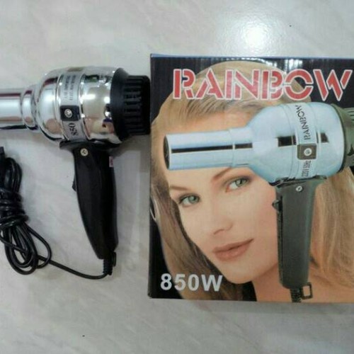 Hair Dryer Rainbow - Alat Pengering Rambut 350/850W Hairdryer Anjing Kucing Low Watt Kecil Murah