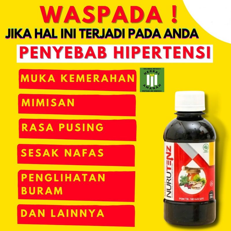 

Madu Nurutenz / Nurutens - Obat Herbal Solusi Tekanan Darah Tinggi Hipertensi Serangan Jantung
