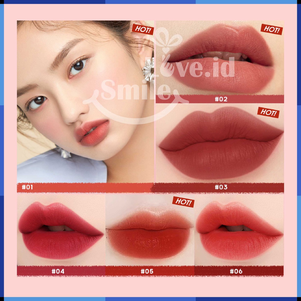 SANIYE Velvet Matte Lipstick Ice Cube Es Batu Transparan Fashion Makeup Bibir Tahan Lama S10