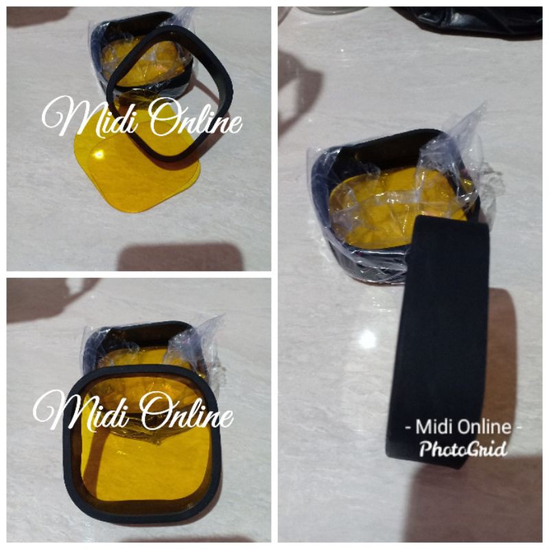 Mika Lensa Lampu Tembak L4Z - Mika Kotak Lensa Kuning L4Z - Mika Lampu Tembak L4Z Kuning
