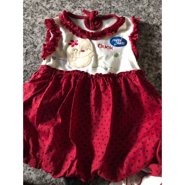 Baju Rok Bayi Perempuan cewek lucu motif hewan duck