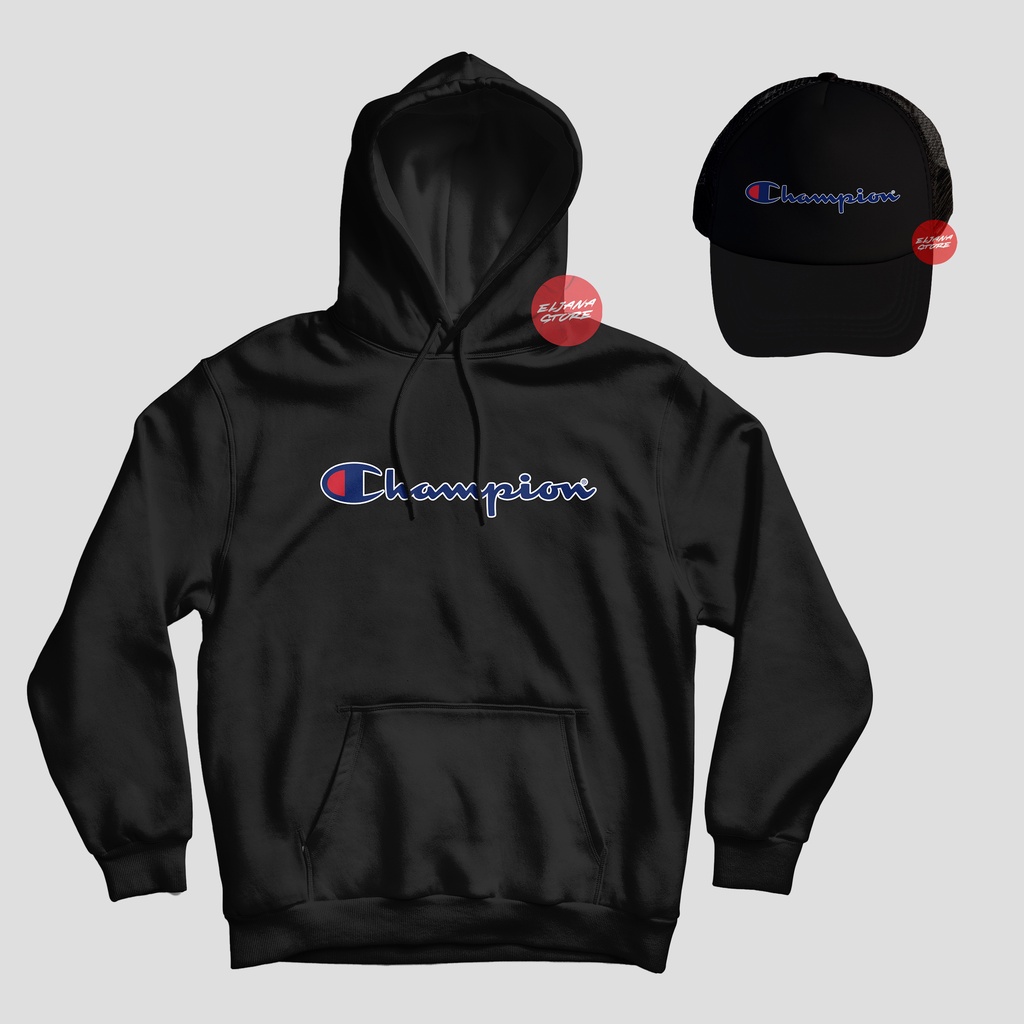 Champion / Topi Champion / Hoodie Champion / Dompet Champion / Sweater Champion / Paket Topi Hoodie Dompet  / Topi  / Hoodie / Dompet